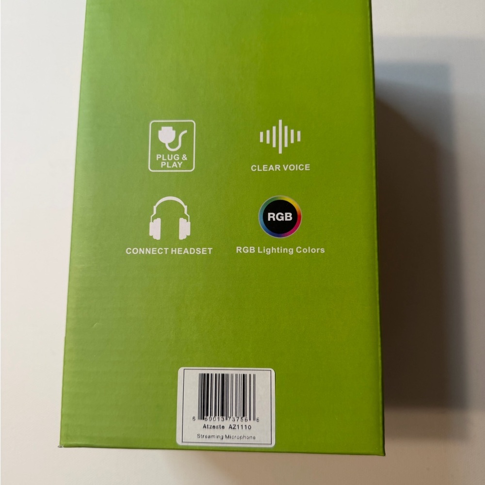 Gianni Bini Live Microphone - Black with Green Mesh (V) - Picture 2 of 3